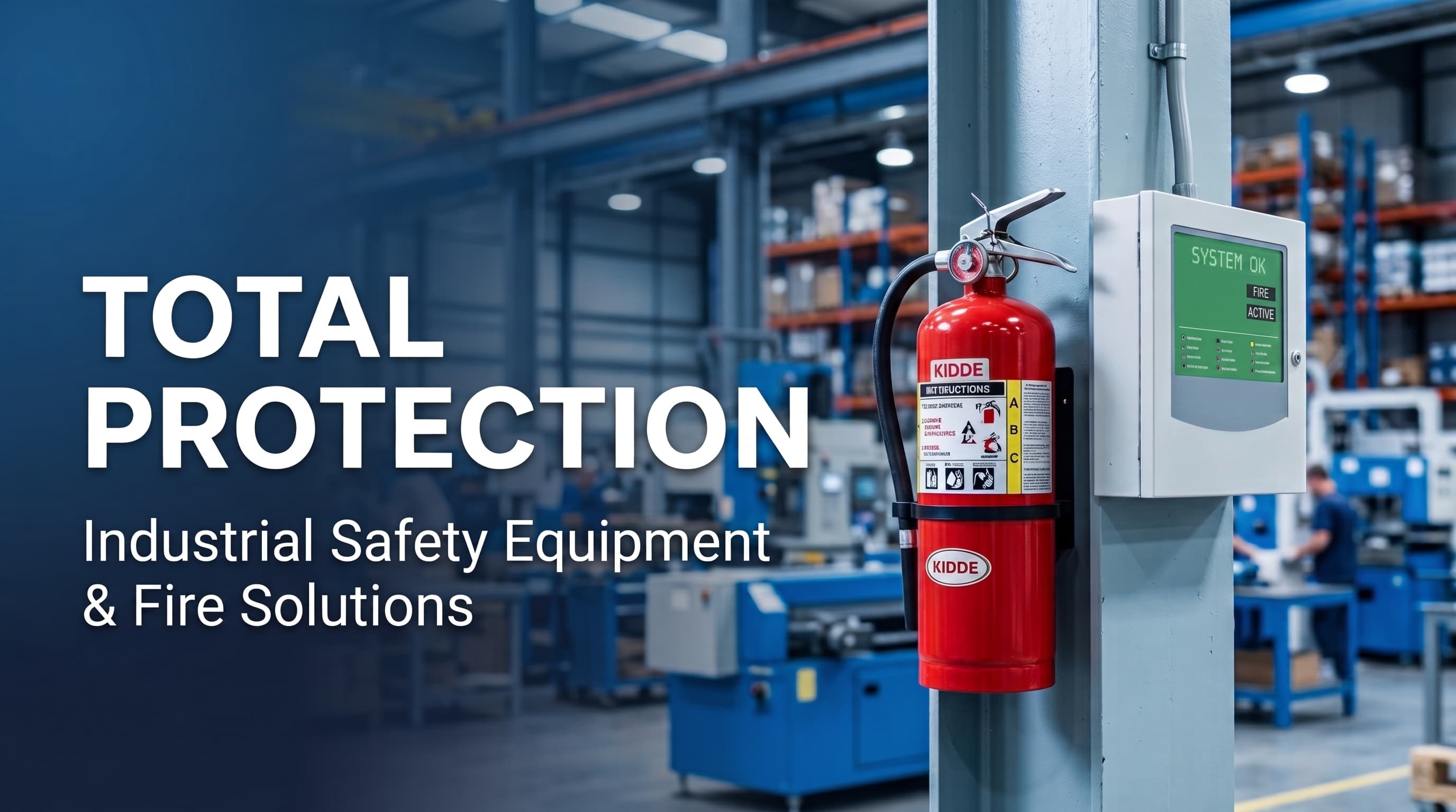 Fire safety and emergency equipment on display